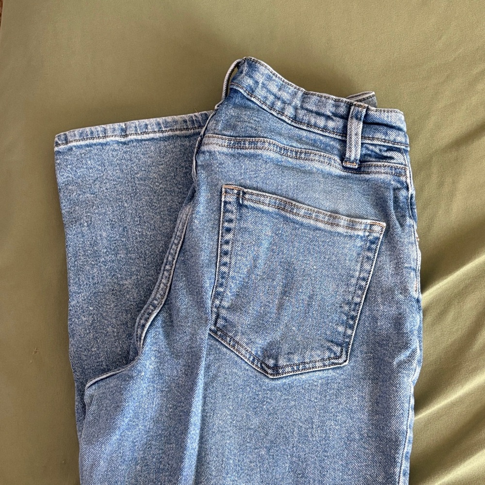 Classic Light Wash Denim Jeans